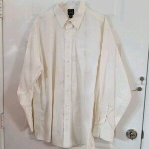 Jos. A. Bank Men's 17-35 Travelers Collection Button Down Shirt Long Sleeve